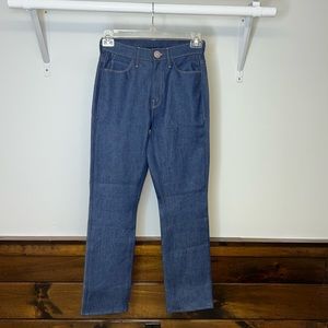 RARE Sample Piece Mother Rigid Dark Wash Straight Leg Jeans- 4